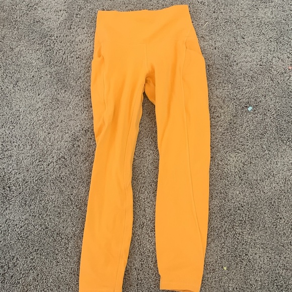 Orange Small Lululemon Leggings Align High-Rise - Picture 2 of 2